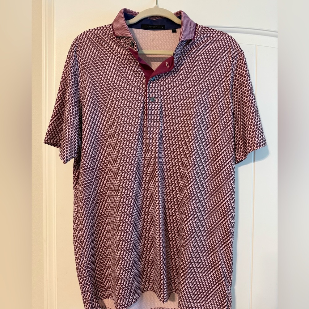 Men’s Greyson Wolftails polo worn 3-5 times